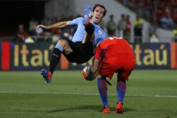 Las mejores imágenes del duelo entre Chile y Uruguay