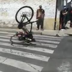 La dura caída de Iván Sosa y el apoyo de apasionado fanático