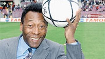 <b>POLÉMICA</b>. Pelé se despachó criticando a las estrellas del Real Madrid.