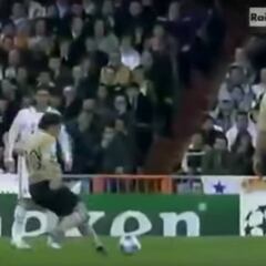 El detalle que pasó inadvertido de aquel recital de Del Piero en el Bernabéu: vean la barrera