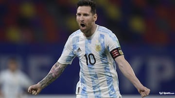 Lionel Messi (Argentina): 27 goles, en 59 partidos, con un promedio de 0,46.