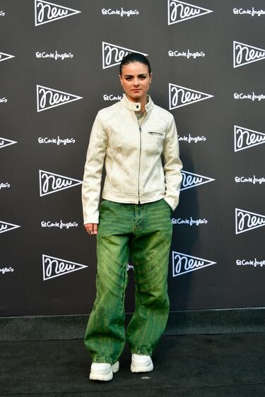 Lucía de la Puerta posa en la alfombra roja de la la presentación de la nueva campaña del Corte Inglés 'New' en Madrid.
 
 
 