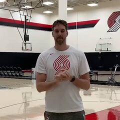 El vídeo con el que Pau Gasol anunció que deja los Blazers