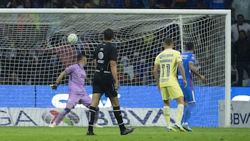 during the game America vs Cruz Azul, corresponding Round 10 the Torneo Apertura 2022 of the Liga BBVA MX at Azteca Stadium, on August 20, 2022.
<br><br>
durante el partido America vs Cruz Azul, correspondiente a la Jornada 10 del Torneo Apertura 2022 de la Liga BBVA MX en el Estadio Azteca, el 20 de Agosto de 2022.