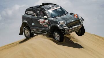 El Mini 4x4 de Nani Roma, en el Dakar 2019. 