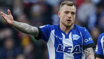 Guidetti, jugador del Alav&eacute;s.
 