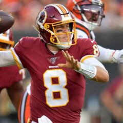 Ni McCoy ni Haskins, Keenum sería titular en Washington