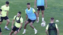 Hicham, durante un entrenamiento.