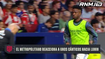 Movistar desvela un grito a Lunin de la grada del Metropolitano