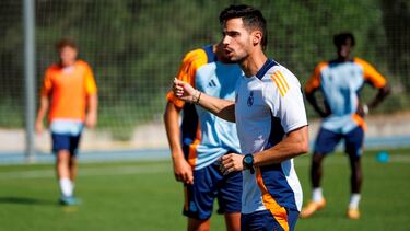 Entrenamiento del Real Madrid C.
