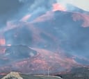 Una nueva boca en el volcán y un impresionante río de lava
