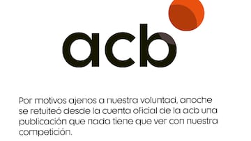 La ACB retuitea “por error” el ‘vídeo del Régimen’ y pide perdón al Barça