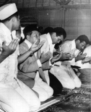 Muhammad Ali se convirti¨® al Islam.