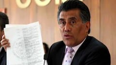 Ricardo Contreras, en un evento en el Comit&eacute; Ol&iacute;mpico Mexicano, en 2011.