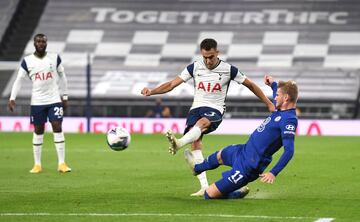 Sergio Reguilón y Timo Werner.