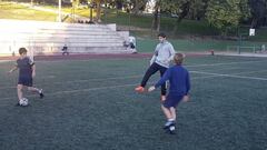 Morata visitó su colegio antes de unirse a la Selección