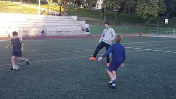 Morata visitó su colegio antes de unirse a la Selección
