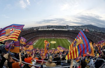 Estadio del Camp Nou.