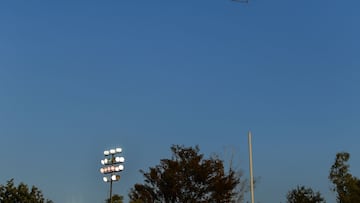 Helicoptero during the game Celaya FC vs Atlante, corresponding second leg Final of the Torneo Apertura 2022 of the Liga BBVA Expansion MX, at Miguel Aleman Valdes Stadium, on November 12, 2022.
<br><br>
Helicoptero durante el partido Celaya FC vs Atlante correspondiente a la vuelta de Final del Torneo Apertura 2022 de la Liga BBVA Expansion MX, en el Estadio Miguel Aleman Valdes, el 12 de noviembre de 2022.