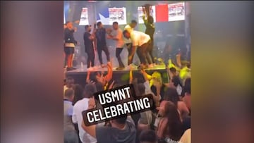 La celebración de USMNT tras ganar la Copa Oro