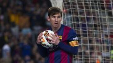 Messi, ante el Getafe.