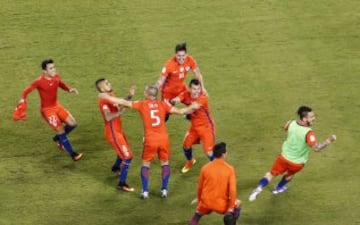 Así festejó la Roja su título Centenario