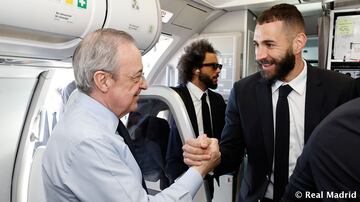 Florentino Pérez y Benzema.