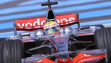 <b>EL MEJOR.</b> Hamilton rodó más rápido que nadie en los entrenamientos de hoy.