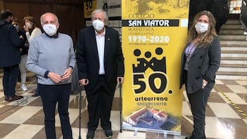 Pablo Laso, premio Faro Saria en el colegio San Viator