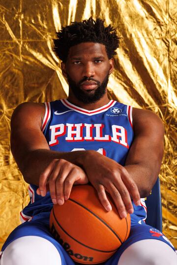 El último MVP de la temporada, Joel Embiid, jugador de los Philadelphia 76ers.