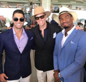 Nueva muestra del gran corazón de Tom Brady, que se llevó a sus dos becarios, Jimmy Garoppolo y Jacoby Brissett, a las carreras con él.