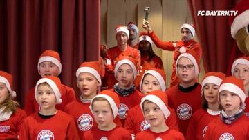 La extraña reacción de estos niños al ver a los jugadores del Bayern