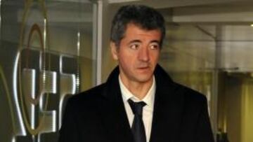 <b>CAMBIOS. </b>Gil Marín entra en la SER para su entrevista del martes.