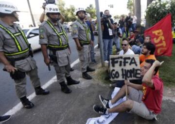 Las imágenes del Brasil-Panamá