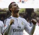 Cristiano, sexto madridista en marcar cinco goles en liga