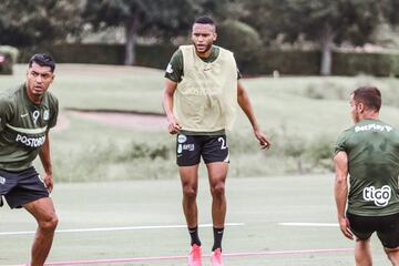 Atlético Nacional tuvo su primer entrenamientos antes de enfrentar a Millonarios en la Florida Cup. Los verdes trabajaron en el Omni Champions Gate.