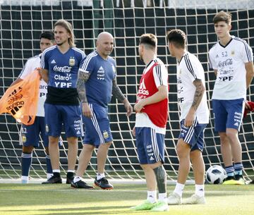 Barcelona 01Junio 2018, Espaa
Previa al Mundial 2018
Entrenamiento de la seleccion Argentina Ciudad Deportiva Joan Gamper, Barcelona.
Jorge Sampaoli DT
Foto Ortiz Gustavo
