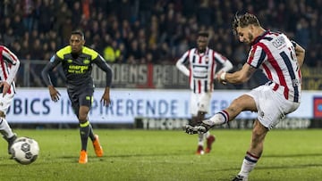 El PSV sin Hirving 'Chucky' Lozano peridó 5-0 ante el Willem II en la jornada 26 de la Eredivisie 2018.