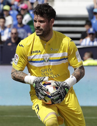 ​En la temporada 2016-17 jugó cedido en el Leganés.