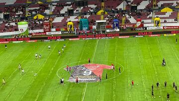 Vídeo: Así luce de lastimada la cancha del Jalisco para el Atlas vs Sporting de Gijón