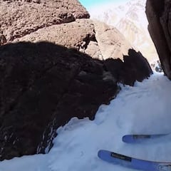 Milanesa y Andina: esquí en canales estrechas con hasta 50º