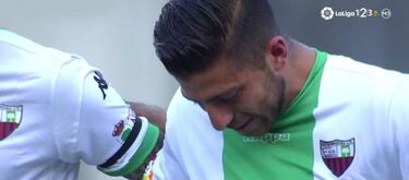 El Extremadura dedica su gol a Reyes: "Descansa en paz leyenda"