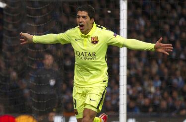 Manchester City 1 - Barcelona 2. La primera gran noche de Suárez