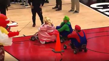 Mario Kart invade las duelas de los Chicago Bulls