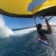 "Ya sé cómo surfear las olas gigantes de Jaws, ahora quiero aprender a sobrevolarlas"