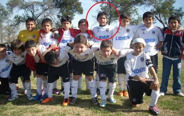 Las desconocidas fotos en Colo Colo de Rojas, figura joven de la U