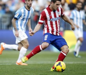 Koke marca el 0-1.