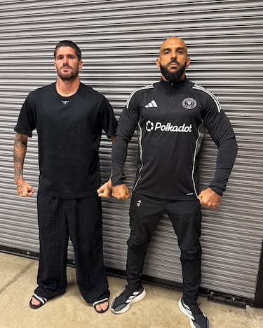 Este año trabó amistad con Rodrigo de Paul, que llegó al conjunto de las Garzas en julio de 2025.