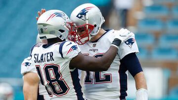 Matthew Slater and Tom Brady.