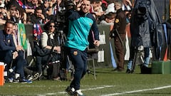 Jonatan Giráldez durante un partido.